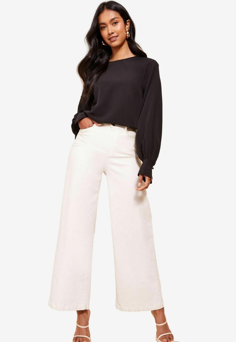 Friends Like These LONG SLEEVE CUFF DETAIL REGULAR FIT - Camicetta - black
