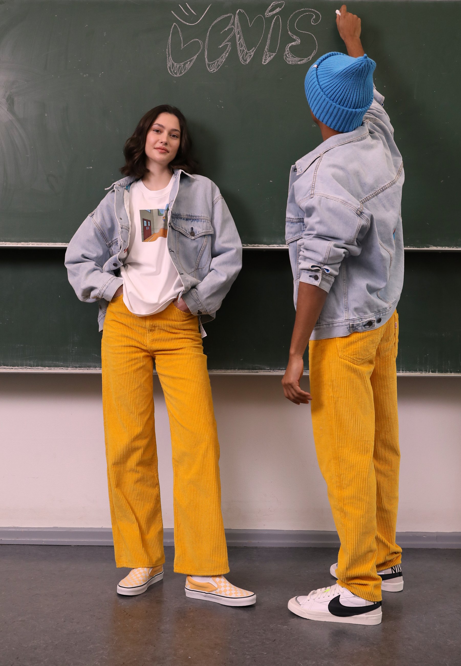 Levi's® LEVI'S® X THE SIMPSONS™ UNISEX TRUCKER - Giacca di jeans - blue/blu  denim - Zalando.it