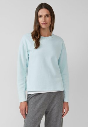 Strickpullover - azurblau