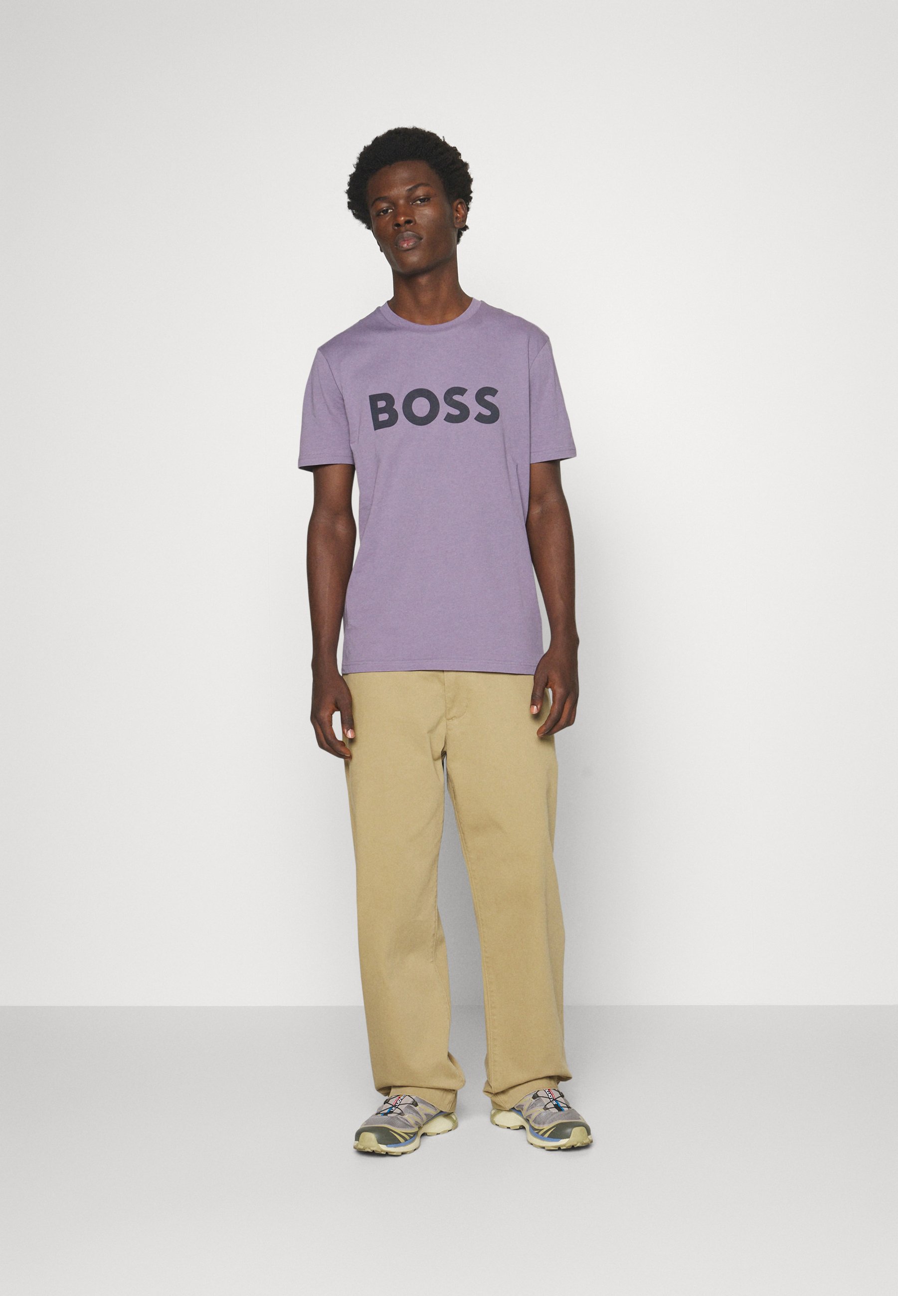 purple hugo boss t shirt