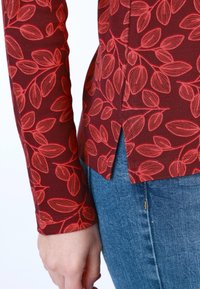Lykka du Nord OLENNI AUTUMN LEAVES - Langarmshirt - dark grape