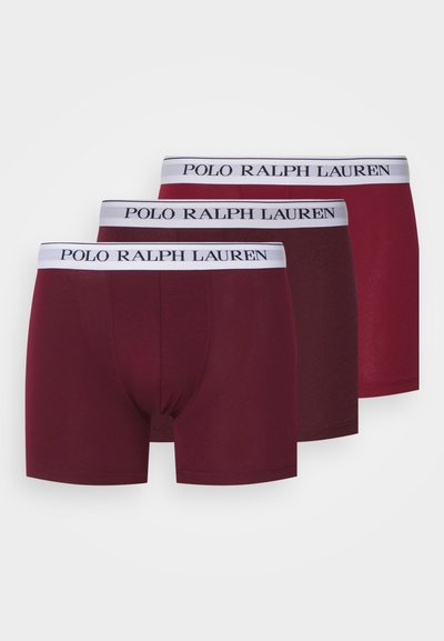 Polo Ralph Lauren 3 PACK - Trumpikės - rich ruby/wine heather/red carpet