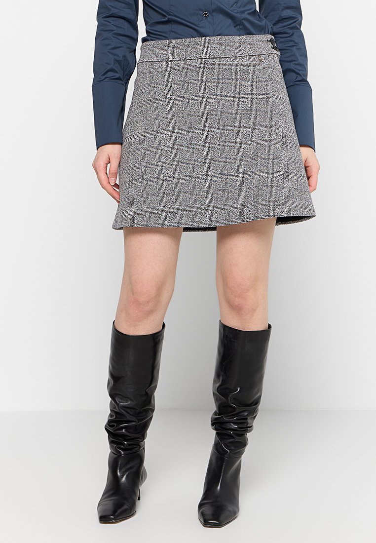 PATRIZIA PEPE A-lijn rok grijs