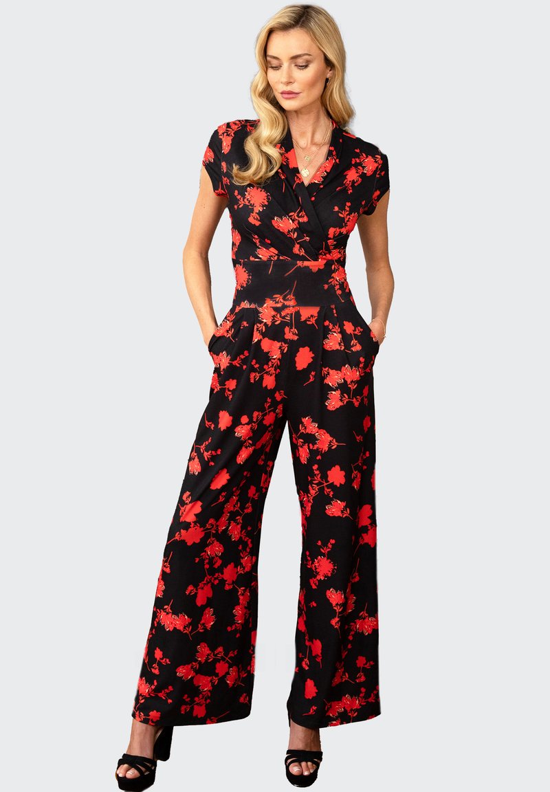 HotSquash - Jumpsuit - red/black, Vergroten