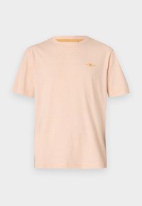 Lihtne T-särk - peachy orange/white