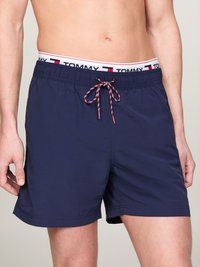Tommy Hilfiger LOGOLINE MEDIUM DRAWSTRING - Uimashortsit - twilight navy
