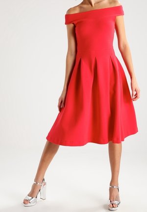 Strickkleid - red