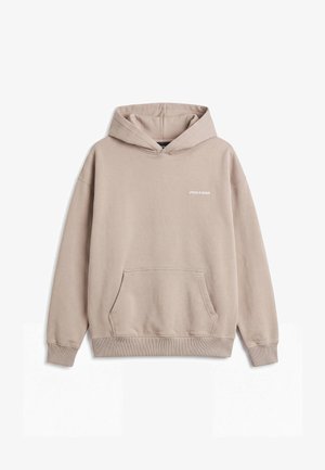 Pegador, LOGO OVERSIZED - Φούτερ με κουκούλα - taupe cream