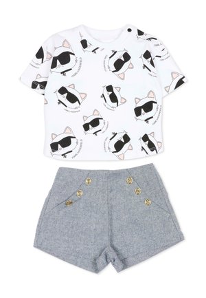 COMPLETI SPORTIVI SET - Shorts - black white