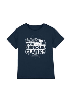 Cotton Soul, CHRISTMAS VACATION/YOU SERIOUS CLARK UNISEX - T-Shirt print - dark blue