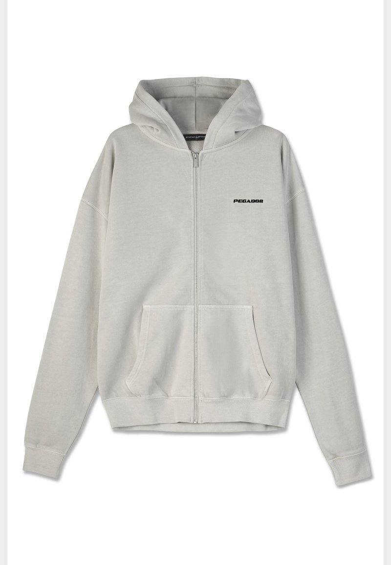 Pegador Sweater met rits lichtgrijs