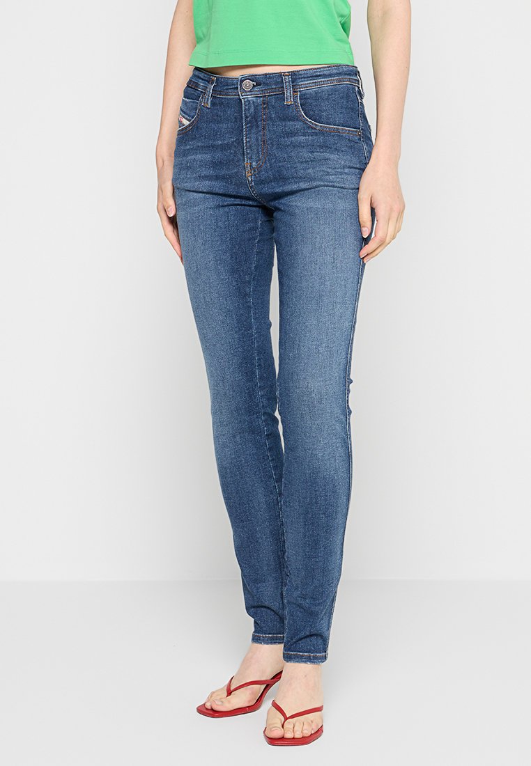 Diesel Jeans Skinny Fit blauw denim/bluedenim Diesel Jeans Skinny Fit blauw denim/bluedenim
