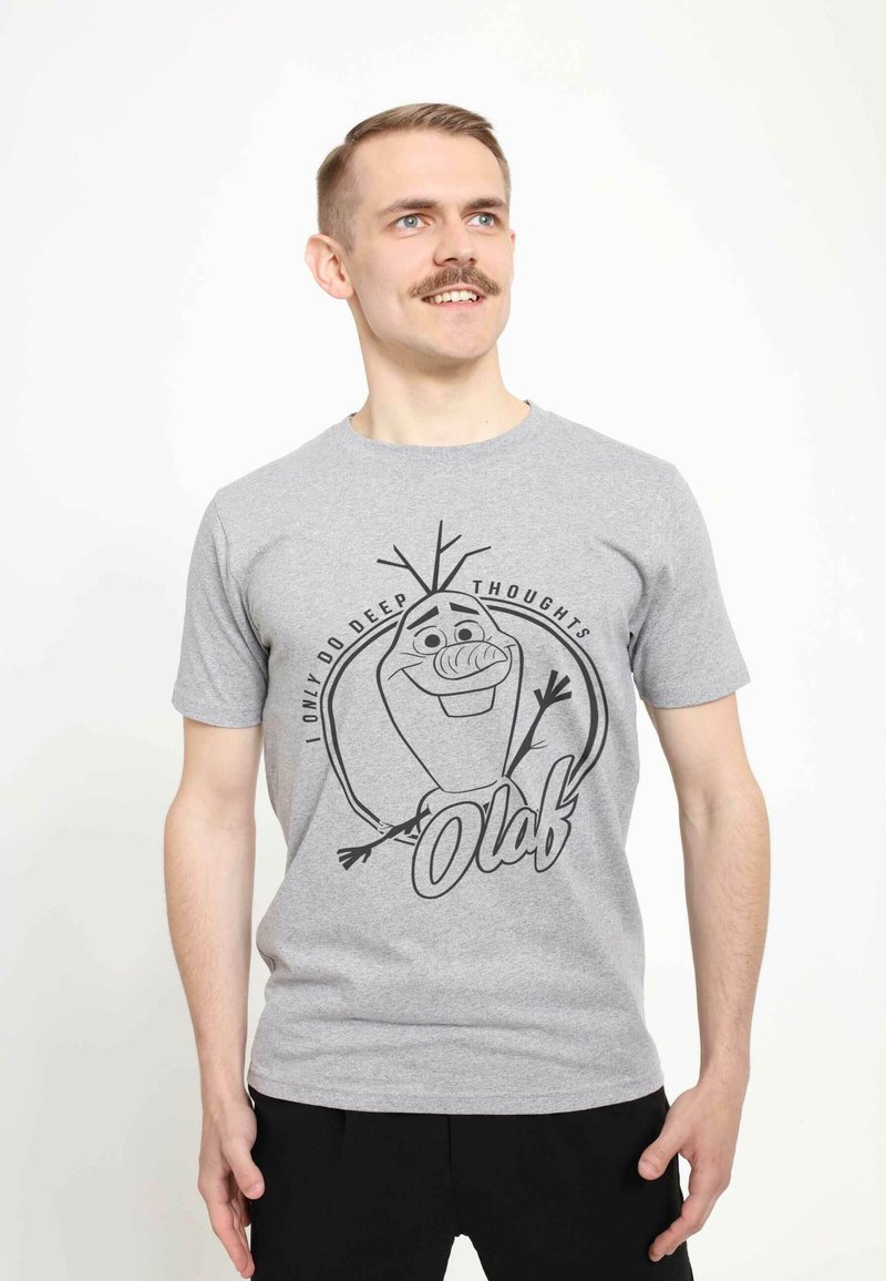 Henry Tiger FROZEN 2 DEEP THOUGHT OLAF UNISEX - T-shirt z nadrukiem
