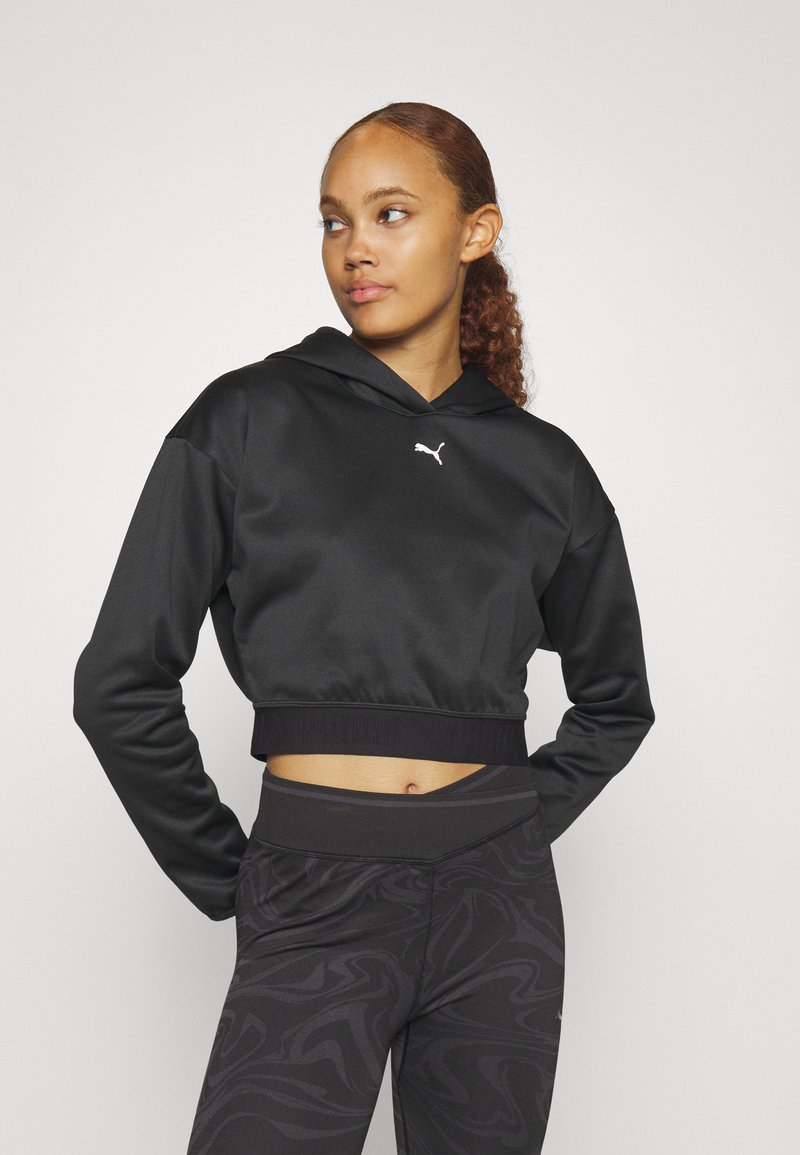 Puma STRONG POWER HOODIE - Kapuzenpullover - black/schwarz - Zalando.de