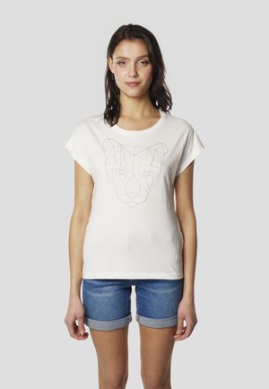 Camiseta estampada - blanco   white