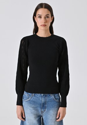 GIROCOLLO - Pullover - black