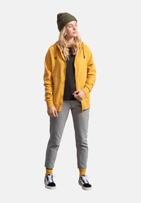 KAFT ZIPPER - Felpa con zip - sulphur