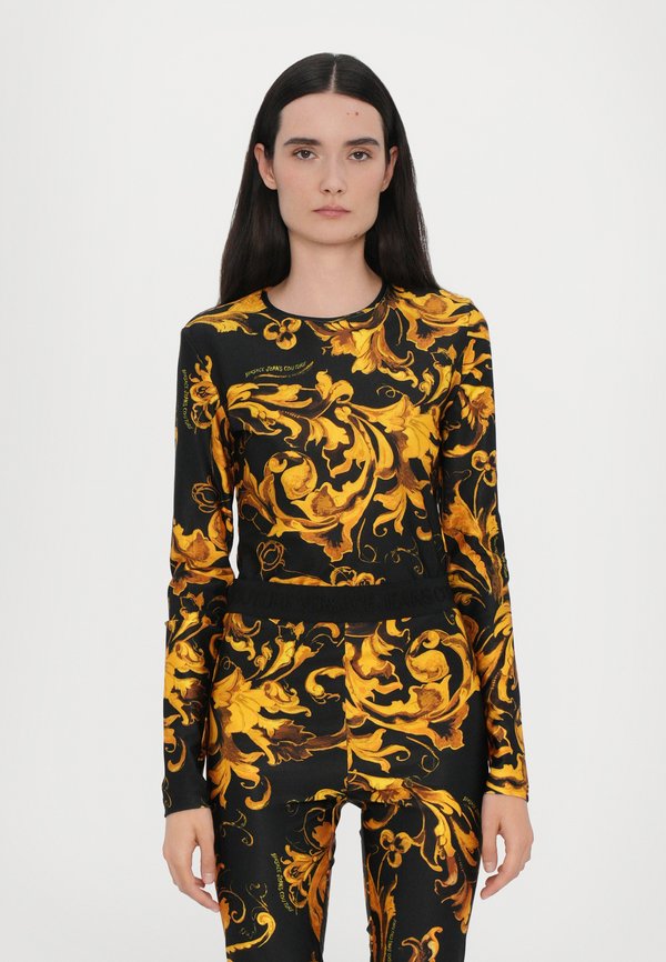 SIDE CURLY PLACHET - Long sleeved top