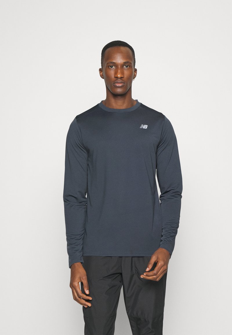 New Balance CORE RUN LONG SLEEVE Topper langermet thunder/blå