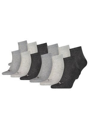 UNISEX QUARTER 12ER PACK  ECOM LOGO - Socken - grau