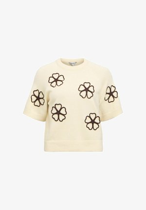 Object, OBJLANEY RUBIN SS PULLOVER NOOS - T-shirt imprimé - sandshell