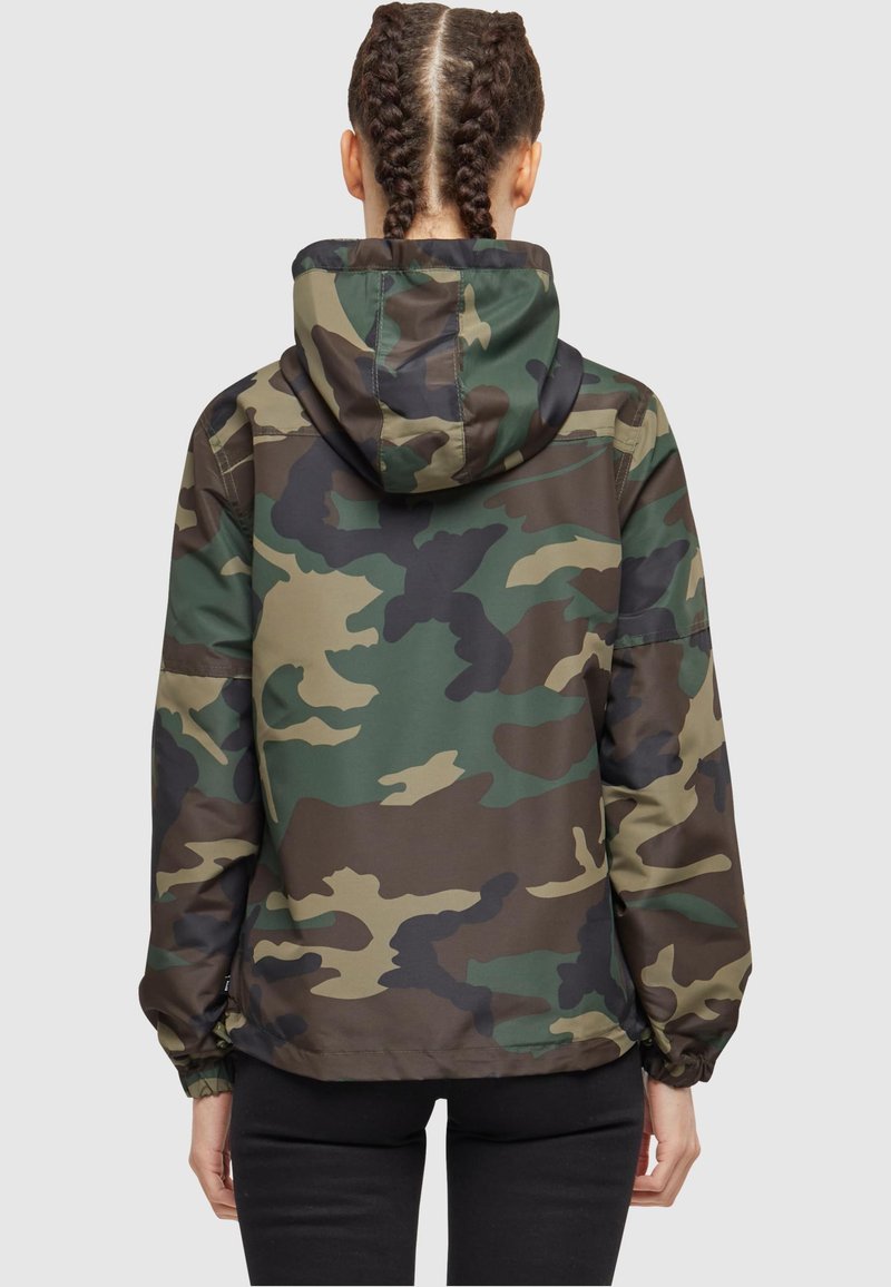 Brandit WINDBREAKER FRONTZIP Leichte Jacke woodland/mehrfarbig