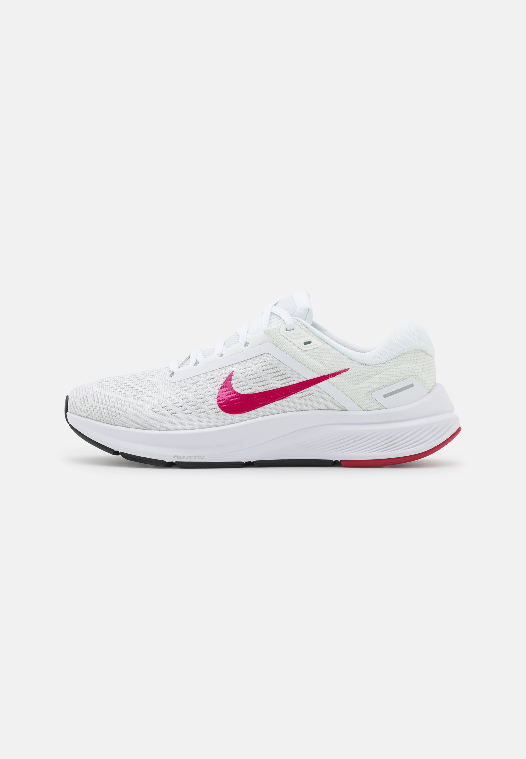 Nike Performance AIR ZOOM STRUCTURE 24 - Zapatillas de running estables -  white/pink prime/mystic hibiscus/blanco - Zalando.es