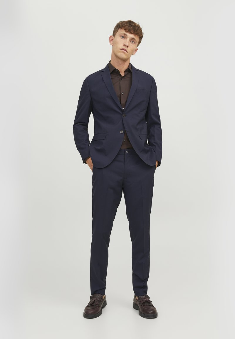 Jack & Jones PREMIUM JPRFRANCO CHECK - Öltöny - perfect navy checks:super slim fit