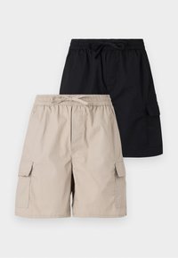 ONSKAL 2 PACK - Short - black/string