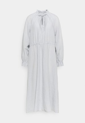 DRESS BOHEMIAN SUMMER STYLE WIDE SLEEVE RUFFLED COLLAR - Day dress - spring water