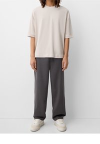 Bershka Teplákové kalhoty - mottled grey