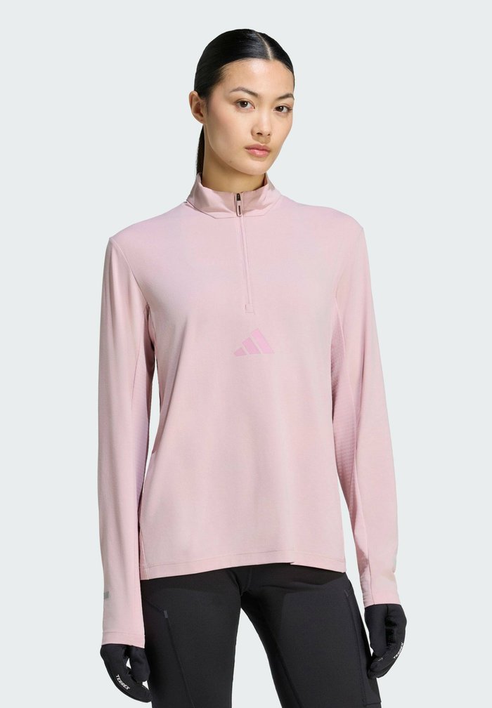 adidas TERREX XPERIOR HALF ZIP LONG SLEEVE T-SHIRT - Long sleeved top - dual lilac