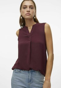 Vero Moda VMELVA - Top - port royale
