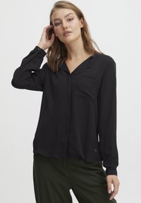 Oxmo - OXHALLY - Blouse - black Miniatuurafbeelding 1