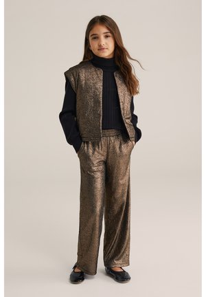 WE Fashion Hlače - bronze