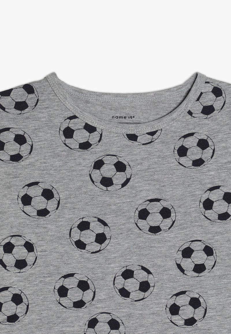 Kinder Wäsche | Name it NKMNIGHTSET FOOTBALL Nachtwäsche Set grey melange/grau-meliert - NI29455 Kinder Wäsche | Name it NKMNIGHTSET FOOTBALL Nachtwäsche Set grey melange/grau-meliert - NI29455