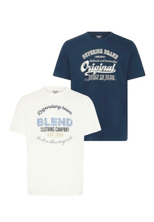 BHBENOP 2 PACK - Print T-shirt - snow white blues