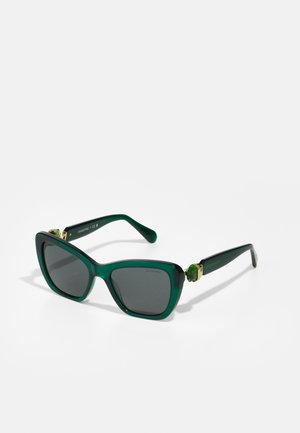 Sunglasses - transparent dark green/dark grey