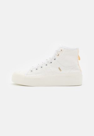 NIZZA BONEGA MID - Sneakers high - crystal white/white/off white