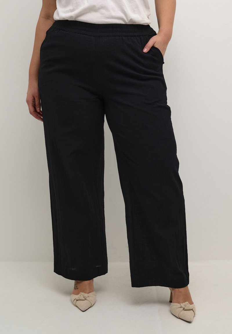 Kaffe Curve - PAULA - Pantalones - black deep, Ampliar