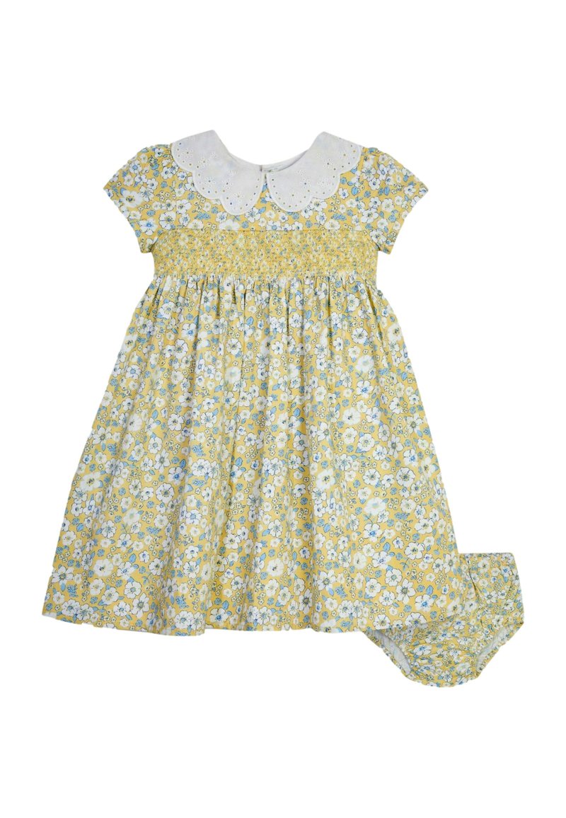 JoJo Maman Bébé HEDGEROW  REGULAR FIT SET - Denné šaty - yellow