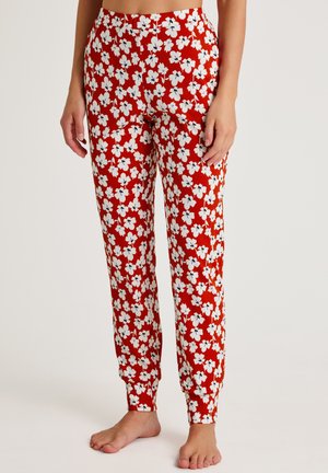 Calida MIT BÜNDCHEN - Nachtwäsche Hose - summer red