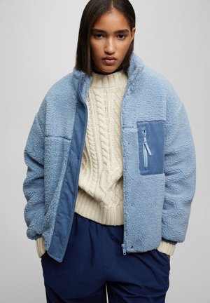 WITH POCKET - Téli dzseki - stone blue denim