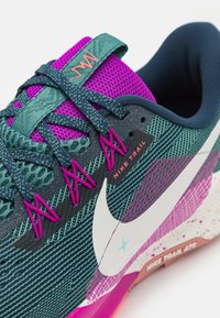 Nike Performance REACTX PEGASUS 5 - Løbesko trail - armory navy/phantom/vivid grape/green frost/hot punch