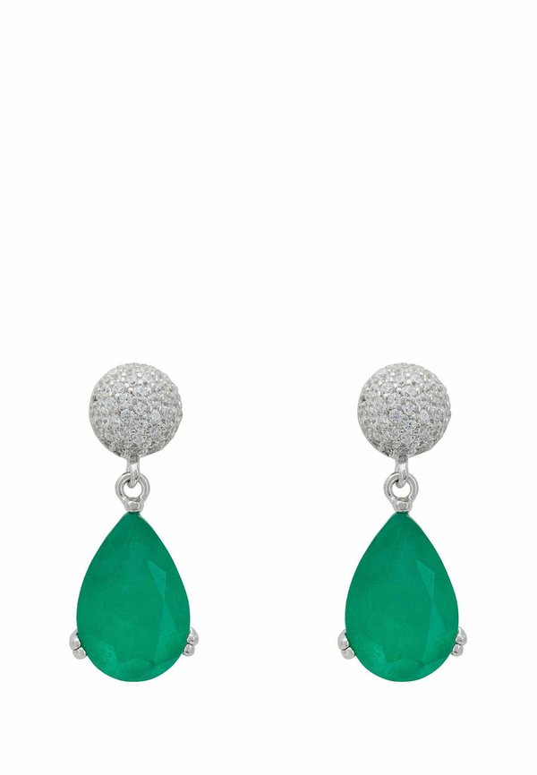 MIA COLOMBIAN EMERALD DROP - Earrings2