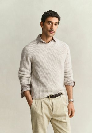 GANT, Trui - light beige melange