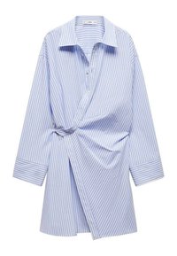 Mango Blusenkleid - light blue