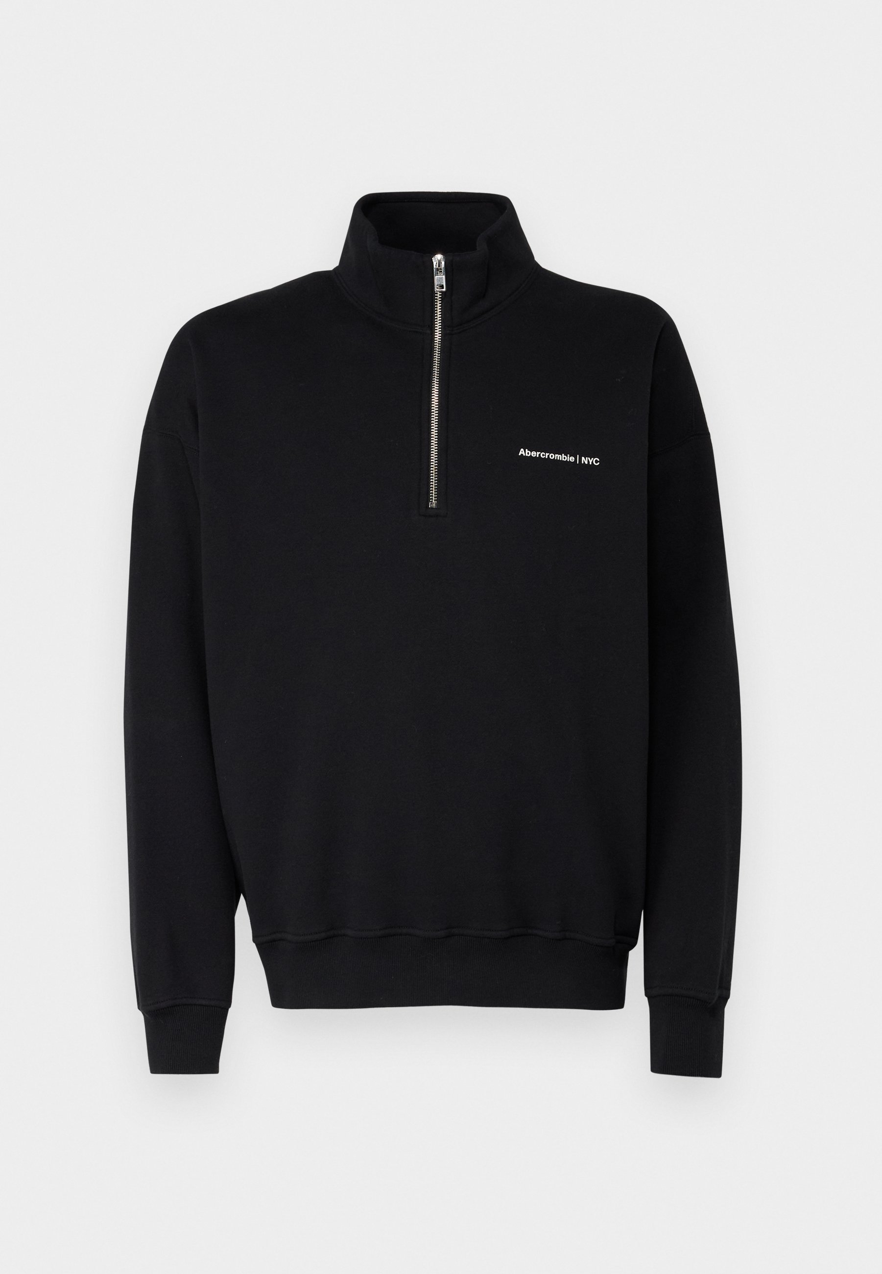 Abercrombie & Fitch Micro-Logo Half-Zip Sweatshirt - Sweatshirt