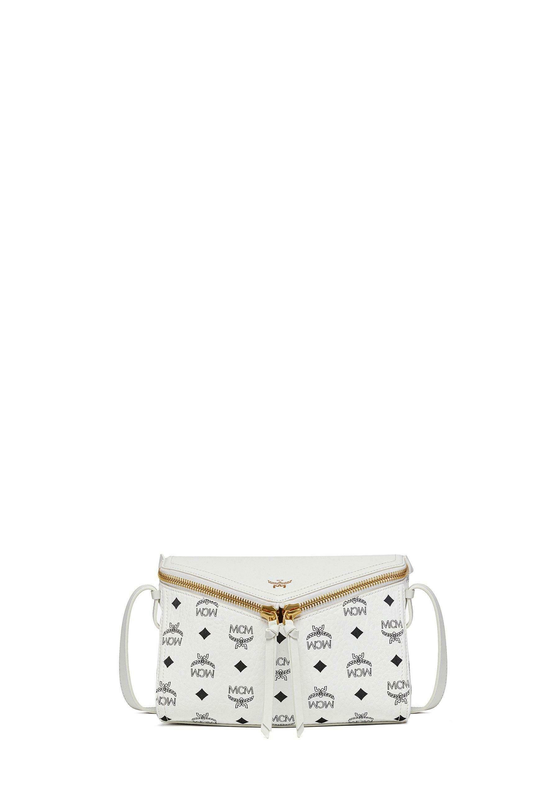 MCM DIAMANT MIX SHOULDER - Cross body bag - white - Zalando