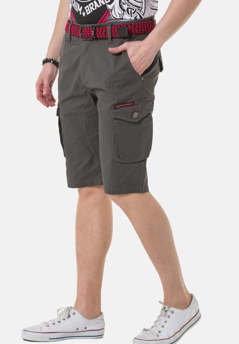Herren Chino Shorts | Cipo & Baxx Shorts grau - OE26211 Herren Chino Shorts | Cipo & Baxx Shorts grau - OE26211